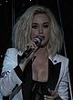 Katy Perry showing huge cleavage on stage pics