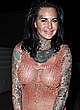 Jemma Lucy naked pics - in see through dress