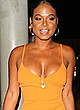 Christina Milian cleavage in yellow dress pics