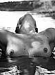 Marisa Papen nude in nature b-&-w set pics