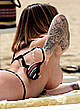 Gemma Massey naked pics - sunbathing topless