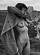 Emilie Payet naked pics - fully nude black-&-white set