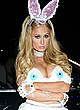 Paris Hilton sexy posing at halloween party pics
