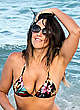 Claudia Romani in bikini on a beach in miami pics