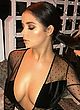 Demi Rose busty in a low-cut sheer gown pics
