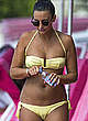 Georgina Leigh Cantwell cameltoe in yellow bikini pics