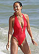 Myleene Klass in red swimsuit in portugal pics
