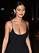 Demi Rose cleavage in tight black dress pics