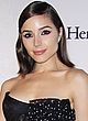 Olivia Culpo busty in a tiny strapless gown pics