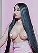 Nicki Minaj topless with pasties pics