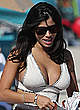 Alexandra Michelle Rodriguez cleavage in white bikini pics