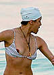 Michelle Rodriguez naked pics - flashes her nipple on a beach