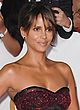 Halle Berry pantyless in a see-thru dress pics