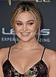 Olivia Holt braless in black backless gown pics
