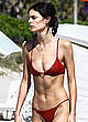 Sadie Newman in red bikini on a beach pics