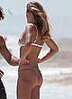 Nina Agdal in bikini on a beach in tulum pics