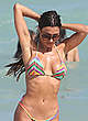 Metisha Schaefer in bikini on a beach in malibu pics