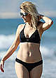 Kelly Pendygraft in black bikini on a beach pics