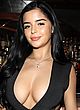 Demi Rose busty in a plunging catsuit pics