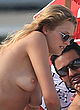 Toni Garrn stripping her tiny bikini top pics