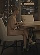 Laura Coover sitting fully nude in a chair pics