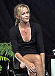 Charlize Theron in between two ferns pics
