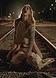 Bojana Novakovic naked pics - having sex on railroad tracks