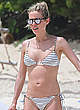 Kristin Cavallari in a striped bikini in tulum pics