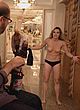 Megan Stevenson naked pics - flashing her breasts in public