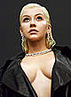 Christina Aguilera see through and braless pics