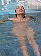 Dichen Lachman naked pics - swimming fully nude in a pool