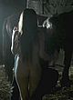 Katie McGrath naked pics - showing tits & ass in stable