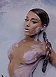 Ariana Grande nude covered with body paint pics
