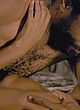 Thandie Newton showing left boob & kissing pics