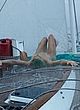 Shailene Woodley naked pics - showing nude tits on boat
