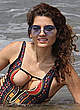 Blanca Blanco naked pics - nipple slip on a beach