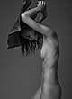 Clara Settje naked pics - naked black-&-white photoset