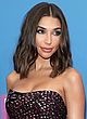 Chantel Jeffries busty & leggy in hot tube gown pics