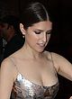Anna Kendrick busty in low-cut metallic gown pics