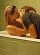 Ana de Armas nude tits & kissing in bathtub pics
