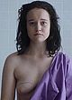 Liv Hewson exposing her right breast pics
