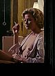 Gretchen Mol smokes nude by open window pics