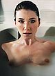 Jewel Staite naked pics - exposing breasts in bathtub