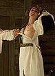 Keira Knightley flashing left breast on stage pics