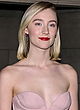 Saoirse Ronan busty in a strapless nude gown pics