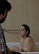 Jemima Kirke naked pics - nude tits in bathtub & talking