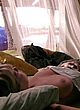 Mircea Monroe naked pics - lying in bed and showing boobs