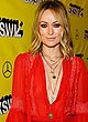 Olivia Wilde naked pics - see through red dress