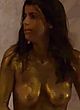 Maria Bopp gold body paint & nude breasts pics