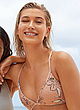 Hailey Baldwin floral bikini & swimsuit shoot pics